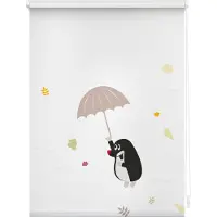 Lichtblick Rollo Klemmfix, ohne Bohren, Verdunkelung, Maulwurf - Bunt 90 x 150 cm (B x L)