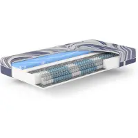 Hn8 Schlafsysteme 7-Zonen Taschenfederkernmatratze mit int. Gelschaum-Topper Ocean Clean TFK / 120x200 / H3