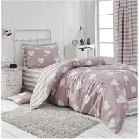 L'essentiel Maison , Begonvilla- EPJ0441, Staubige,Rose, Bettdecken, 65% Baumwolle / 35% Polyester