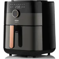 Arzum AR2074-B, Heißluftfritteuse, 6 l, Einzelbild, Schwarz, Berührung, 1750 W