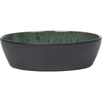 Bitz Suppenschüssel Ø 18 cm Steingut Schwarz/Grün