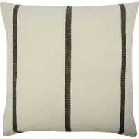 House Doctor HDNula Kissenbezug, creme/braun, 50 x 50 cm - , Beige, Stoff / Textil