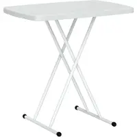Outsunny - Beistelltisch - 76Lx50Wx74Hcm - Weiß
