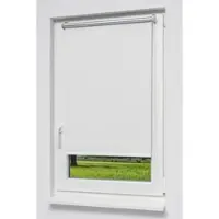 LYSEL - Qualitätsrollo Klemmträger Thermo Reinweiß (B x H) 80cm x 150cm #1W