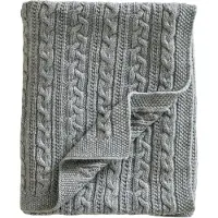Jack o Juno Decke - 80x100 cm - Wolle - Light Grey - - One Size - Decken