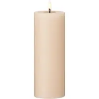 Ester & Erik Blockkerze LED 11 Ice Latte, 20cm