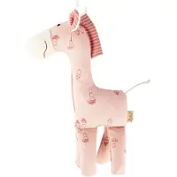 Sigikid Giraffe rosa sigibaby, Greifling, Greifspielzeug, Babyspielzeug, Spielzeug, Baby, Baumwolle, 39978