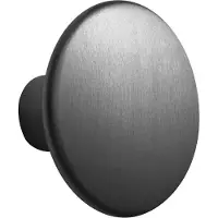 Muuto - Wandhaken 'The Dots Metal' single large, schwarz