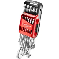 Facom 440.JP12A 7mm - 19mm Combination Wrench Set With Holder (12 pc.)