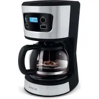 Sencor SCE 3700BK Schwarz Grau Tropfkaffeemaschine - 700W