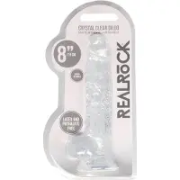 Realrock - realistischer Dildo, transparent (19cm)