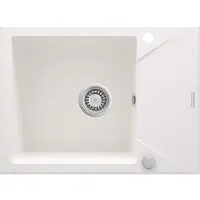 Deante 1-bowl granite sink with drainer