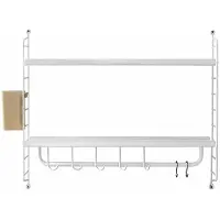 String Bathroom w58 x d20 cm Weiß
