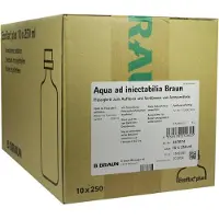 B. Braun Melsungen AG AQUA AD Injectabilia Ecoflac Plus Infusi 10X250 ml