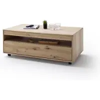 MCA Couchtisch Portland | aus Rollen | 115x65 | Asteiche Bianco