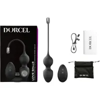 Marc Dorcel Love Balls - Magnetische Geishakugeln Duo (Schwarz)