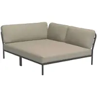 Houe LEVEL Cozy Ecke Kissen rechts Aluminiumgestell