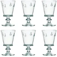 La Rochère France Rotweinglas "Rotweingläser Biene Abeille 350 ml 6er Set transparent"