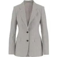 BIRTH - Wool And Silk Single-Breasted Jacket - Größe 46 - gray