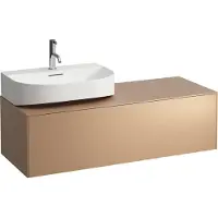 Laufen SONAR Schubladenelement, 1 Schublade, passend zu Waschtisch H816341, H816342, Ausschnitt links für den Waschtisch, H4054520340411
