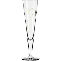 Ritzenhoff Champagnerglas Goldnacht #35 von Christine Kordes H23 - weiß|schwarz|gold