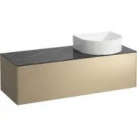 Laufen SONAR Schubladenelement, 1 Schublade, passend zu Waschtisch-Schalen 812340, 812341, 812342, 812343, Ausschnitt rechts für den Waschtisch, H4054230341401