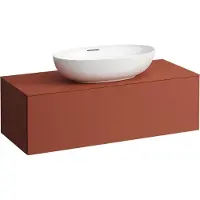 Laufen Il Bagno Alessi Schubladenelement, Ausschnitt Mitte, 120x50x37cm, 1 Schublade, H430311097