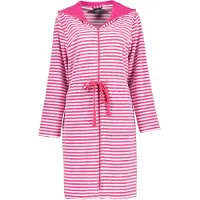 Cawö Bademantel Home 834 Kapuze & Kordelzug Damen Pink-L