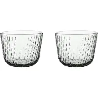 Marimekko - Syksy Glas, 200 ml, misty grey (2er-Set)