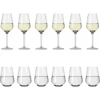 Ritzenhoff LICHTWEISS AURELIE WEIßWEIN- UND WASSERGLAS-SET #2 VON NADINE NIGGEMEIER