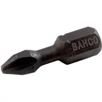 Bahco 1/4 Torsion Bits für Phillips Schrauben PH2 25 mm - 25 Stk. pro Blisterpackung