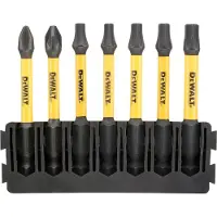 DeWalt 7pc 57mm Ph Pz Tx Mix Bar Flextorq