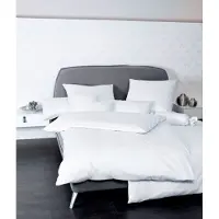 Janine Design Mako-Satin-Bettwäsche-Garnitur 31001 Colors Farbe weiss Größe 155x200 + 80x80