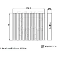 Blue Print Filter, Innenraumluft ADBP250078