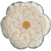 Rice Keramik Beilagenteller Blume in blau | Gr.: onesize