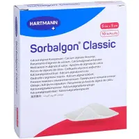 Kohlpharma GmbH Sorbalgon Classic 5x5 Cm Calciumalginat-kompresse 10 St