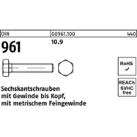 Hörger & Geßler Sechskantschraube DIN 961 VG M 14 x1,5 x120 10.9