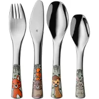 WMF Kinderbesteck "Waldfreunde", (Set, 4 tlg.), ab 3 Jahren, hygienisch, säurefest