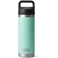 Yeti Rambler Bottle 18oz Chug Cap, Seafoam, Thermosflasche mit Trinkverschluss, 532 ml