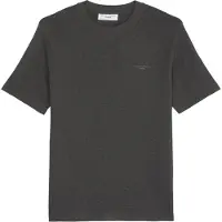 Marc o'polo T-Shirt DENIM "T-Shirt T-Shirt, SSL, Logo Print, Reg 1er Pack", Herren, Gr. M, grau (dunkelgrau), Obermaterial: 100% Baumwolle CO., Shirts T-Shirt