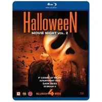SMD HALLOWEEN MOVIENIGHT VOL. 2 - 4 BLU RAY Disc BOX - Scream 4 - It comes at night - Apartment 1303 - Dark Skies