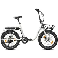 LLobe "Elektro Faltrad 20" Neo.cult weiß" 7 Gang Shimano Tourney Schaltwerk Kettenschaltung Heckmotor 250 W