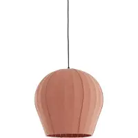 Light & Living - Hängeleuchte Zagori - Korallenrot - Ø44cm Hängelampe - Esstischlampe - Wohnzimmerlampe - Schlafzimmerlampe - Wohnzimmer