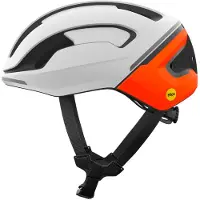 POC Fahrradhelm - OMNE BEACON MIPS - Weiß/Orange (56–61 cm)