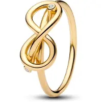Pandora 163759C01 Damenring Unendlichkeitsknoten Goldfarben
