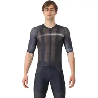 Castelli Kurzarmtrikot Climber's A/C Schwarz Dunkelgrau, Größe XXL