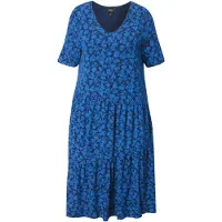 Ulla Popken Midikleid in pfauenblau | Gr.: 50-52
