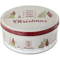 Städter Gebäckdose Yummy Christmas Rund weissblech Bunt 16 cm