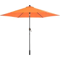 Doppler , myZone Sonnenschirm / Mittelmastschirm "Auto Tilt 305", orange, Ø 305 cm