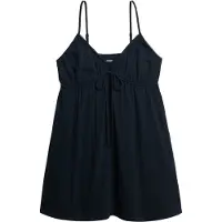 Superdry für Damen. W8012023A Broderie Cami Minikleid navy (M), Lässig, Baumwolle, Ärmellos / Hosenträger, Marine